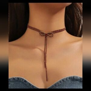 Rhinestone Choker Necklace